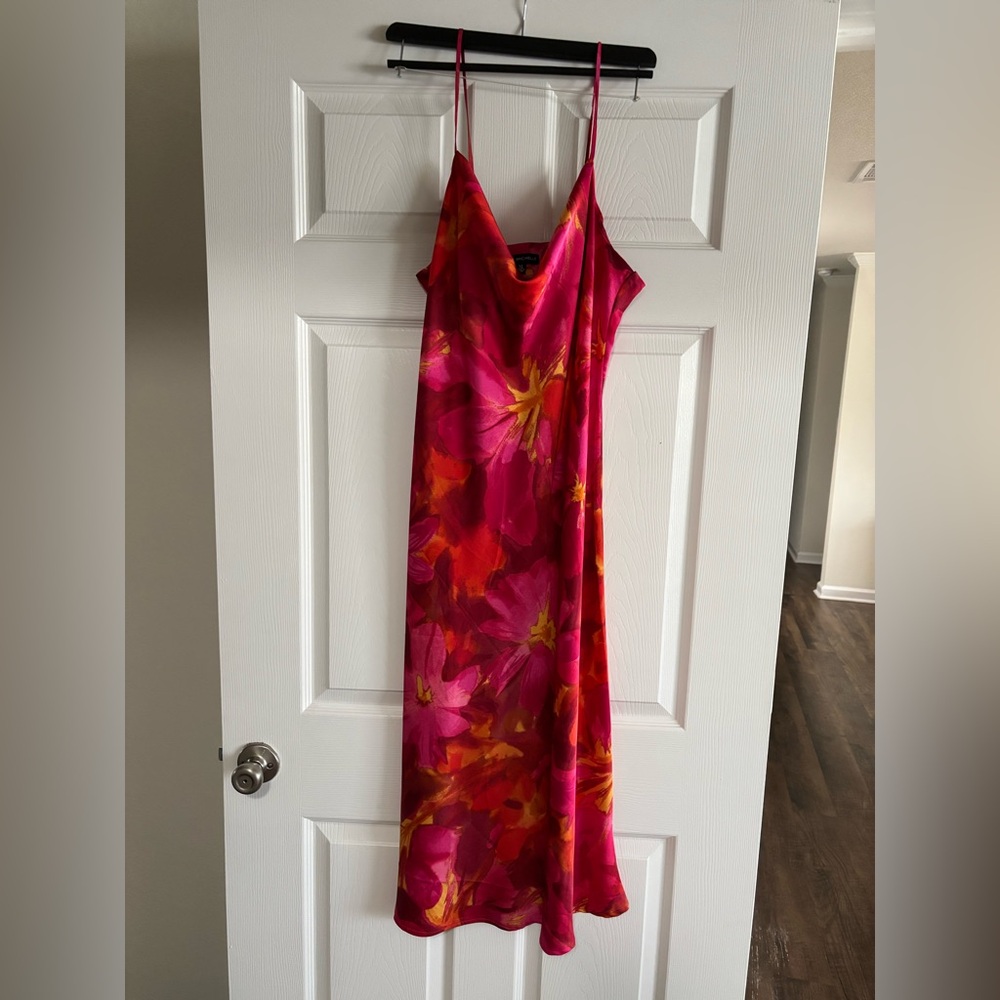 Floral Silky Dress
